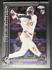 2025 Topps Chrome Update Zac Veen #USC28 RC Rockies