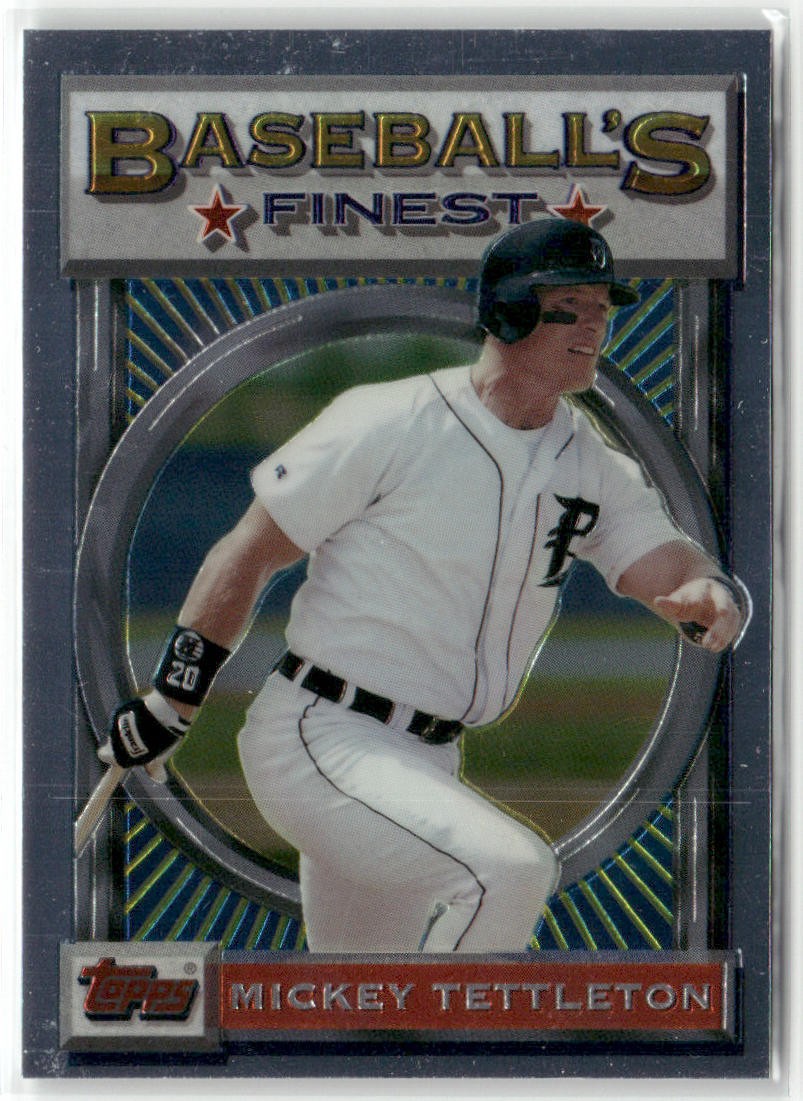 1993 Topps Finest Mickey Tettleton #80 EX