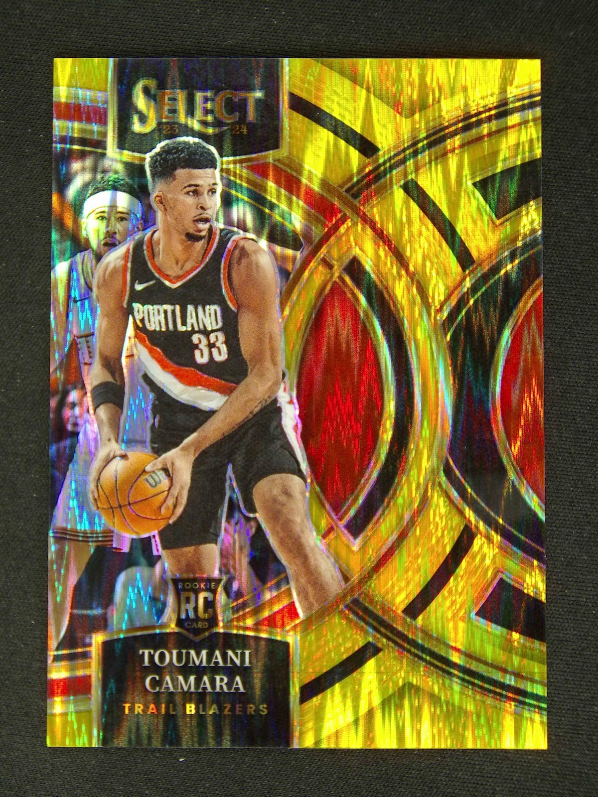 10/10 ≈1/1 2023-24 Panini Select Toumani Camara #115 RC Rookie Gold Flash