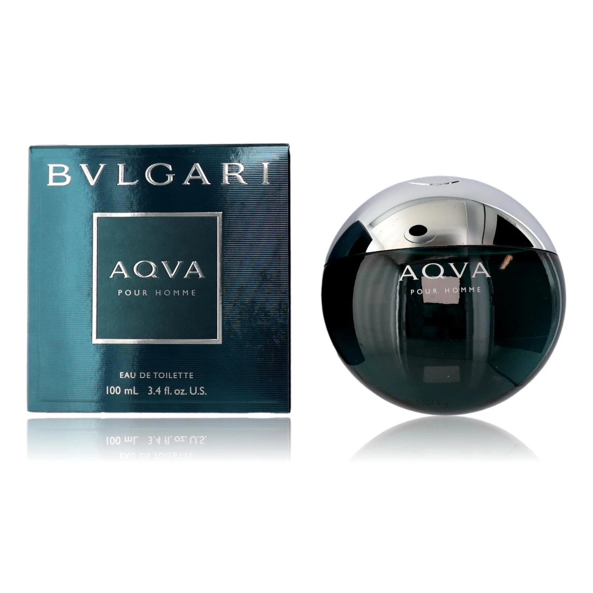Aqva Pour Homme By Bvlgari, 3.4 Oz Edt Spray For Men (Aqua