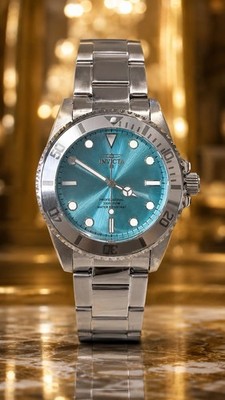NEW Invicta Pro Diver Women s Watch 38mm Quartz Blue Dial Stainless Steel