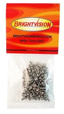 100 3/16" SILVER 2-56 Phillips Head Screw-In Rivets For Customs & Restorations
