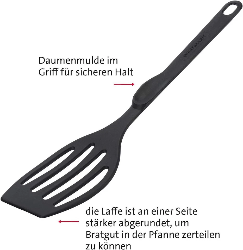 Westmark Set de utensilios de cocina, 4 pzs, 2 espátulas y 2 cucharas mezcladora - Imagen 4 de 4