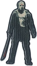 Patch - C&D Visionary - Friday the 13th Jason 2.6"x4.2" Iron-On Embroidered NEW