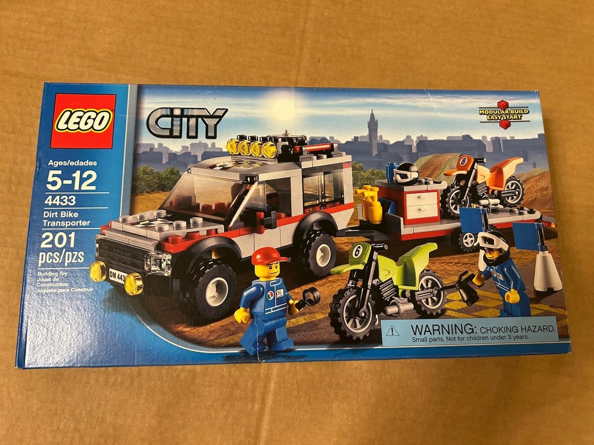 LEGO CITY: Dirt Bike Transporter (4433) for sale online | eBay