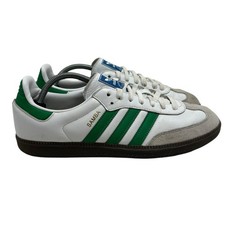 Adidas Originals Samba OG Men's Size 11 IG1024 White Green Leather Gum Outsole