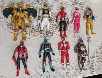 Power Rangers Lightning Collection Figure Lot 9 Mmpr Lord Zedd Goldar White Pink