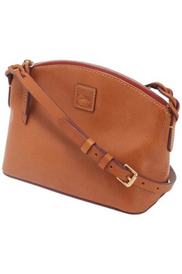 Dooney Bourke Florentine Leather Penny Crossbody Natural