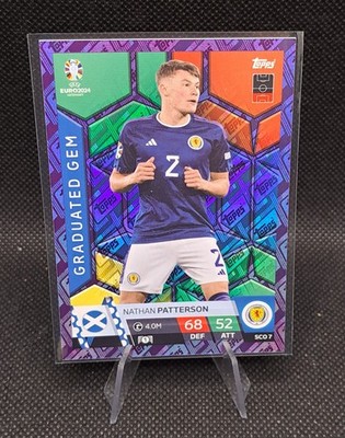 Nathan Patterson Karte - Schottland - Purple - SCO 7 - Topps UEFA EURO 2024