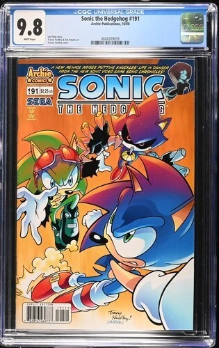 アメコミリーフ　Sonic the Hedgehog #50 CGC 9.8 Sonic the Hedgehog 9.8 Near Mint/Mint Comics, Graphic Novels