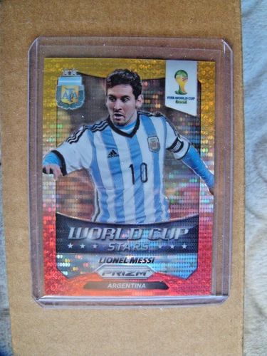 2014 Panini Prizm World Cup Lionel Messi RAW