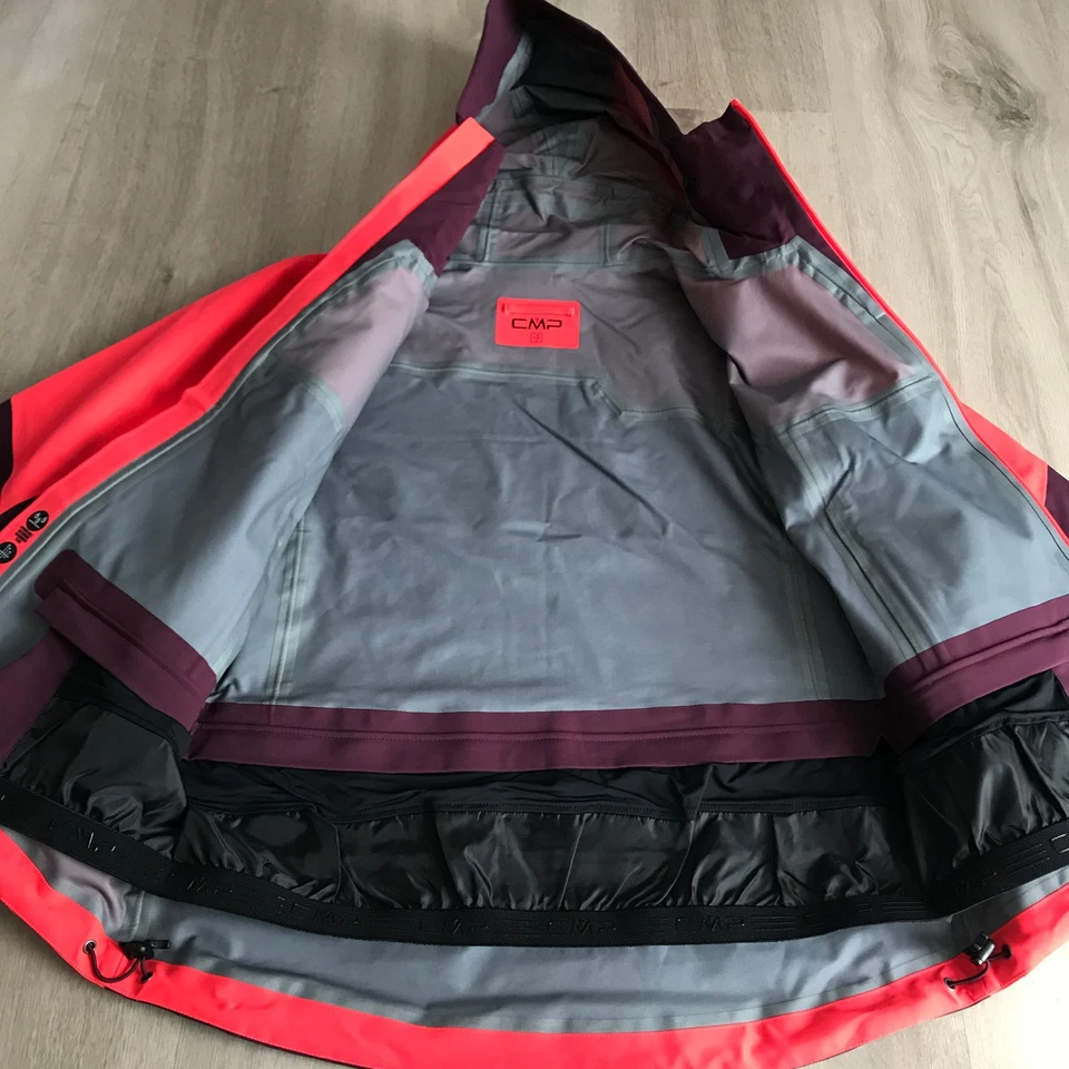 Skijacke CMP neu Gr 38 Damen Jacke wasserdicht rot winddicht atmungsaktiv - Bild 3 von 4