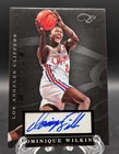 2011 Elite Black Box Status - #117 Dominique Wilkins Autograph (AU) SSP /10