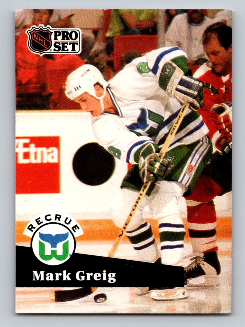 1991-92 Pro Set French #537 Mark Greig