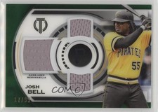 2019 Topps Tribute Tribute Triple Relics Green 17/99 Josh Bell #TTR-JB 4f5