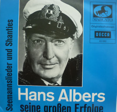 7'' RARE EP !! HANS ALBERS : Seemannslieder und Shanties