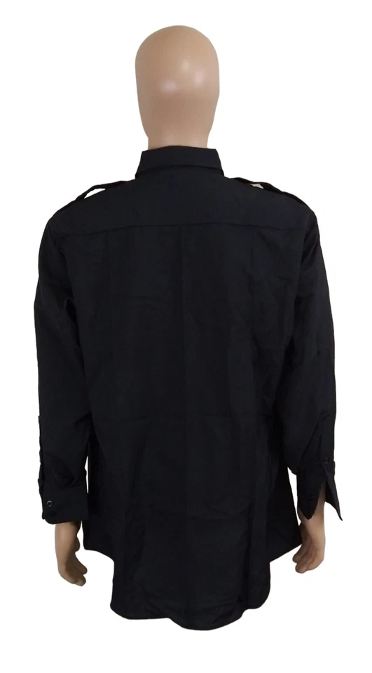 NEW Flying Cross Deluxe Wool Blend EMT Firefighter Security Zipper Shirt 17.0-33 - Image 4 of 4