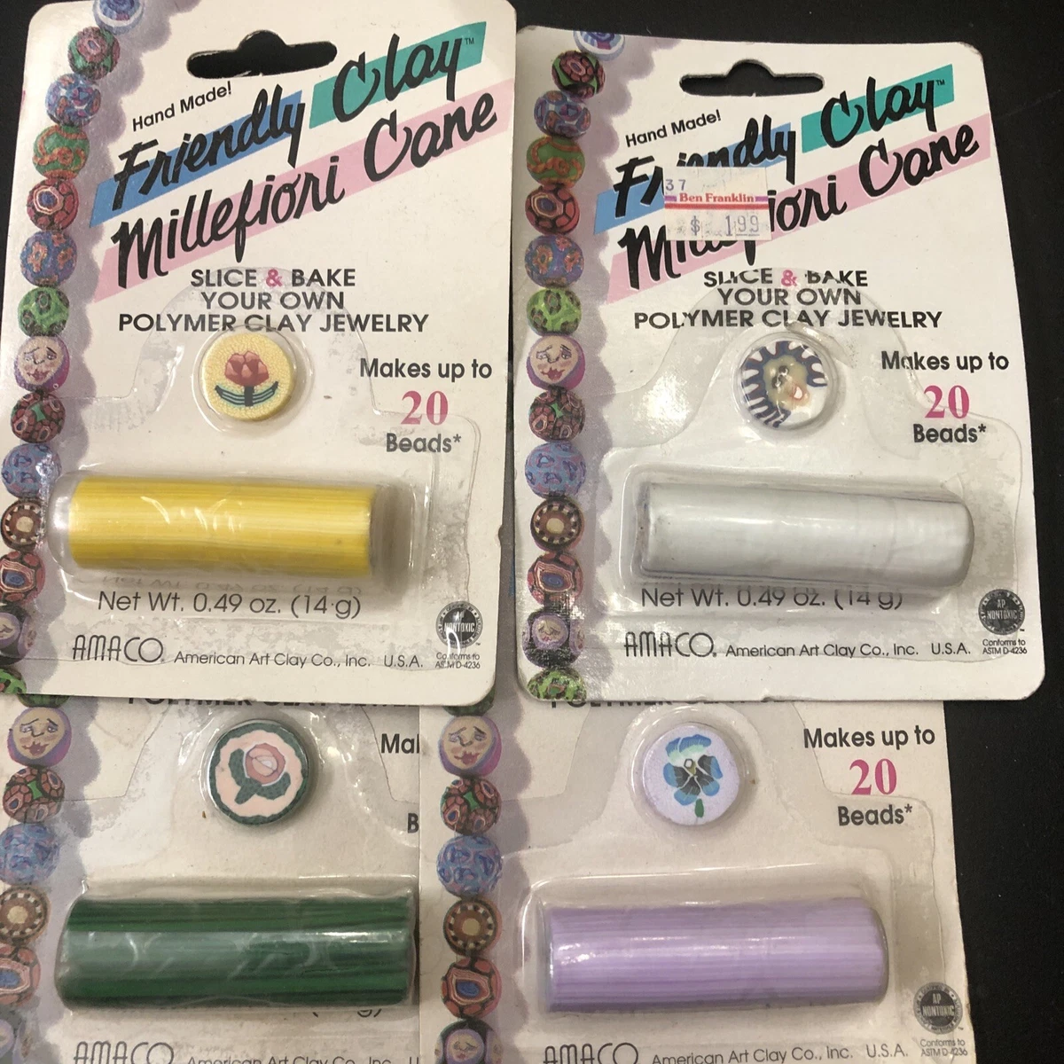 Millefiori clay deals