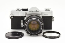 Excellent Minolta SR-1 35mm SLR Film Camera w/ 55mm f/1.8 Lens 99177