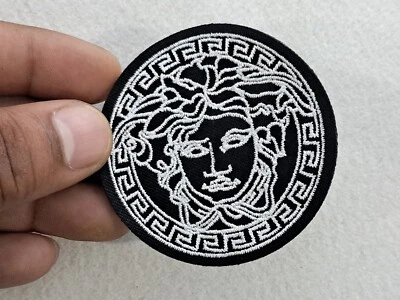 GORGEOUS FASHION DESIGN MEDUSA EMBROIDERED IRON-ON PATCH...VERY LIMITED...