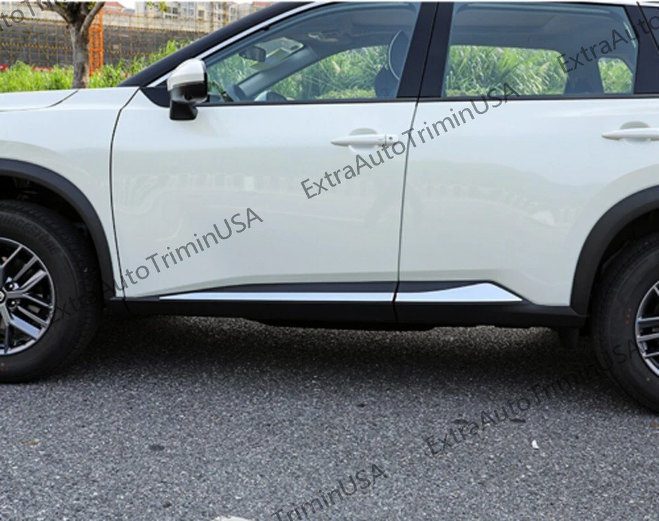 2021-2026 Fits Nissan Rogue/X-Trail Chrome Body Side Door Mouldings Cover Trim Foto 4 de 4