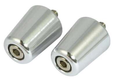 BikeTek Polished Aluminum Handlebar End Weights Kawasaki ZX-R, GPZ