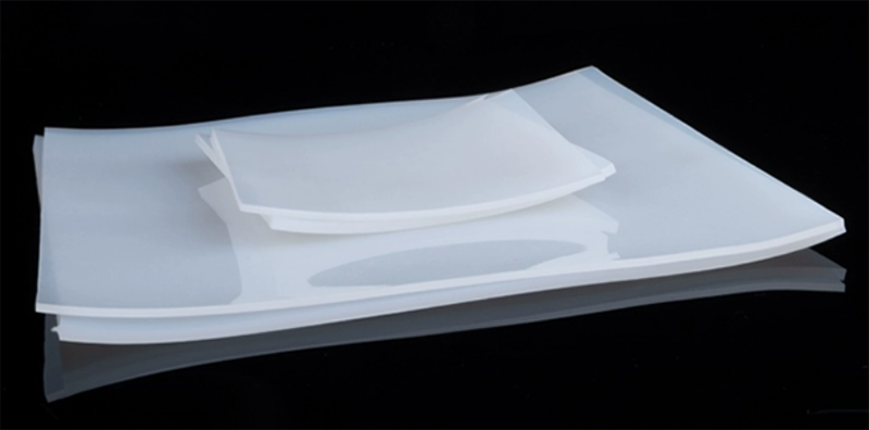 Silikon Platte, transparent, 3 mm Silikon 1200 mm x 600 mm