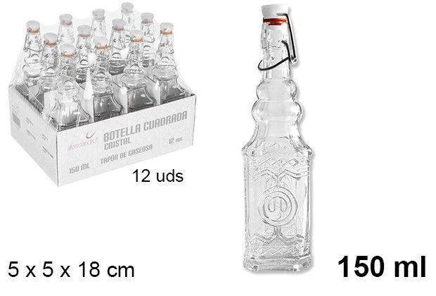 Tappo Meccanico Per Bottiglie Da 5L Con Leva - Chiusura Ermetica In Metallo E Ceramica, Ideale Per Vino, Birra E Fermentati