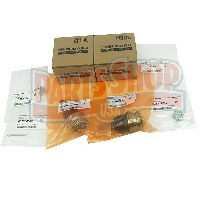 Juego de 2 rótulas inferiores delanteras con suspensión Subaru 1990-18 Impreza 20206AJ000 OEM Foto 2 de 2