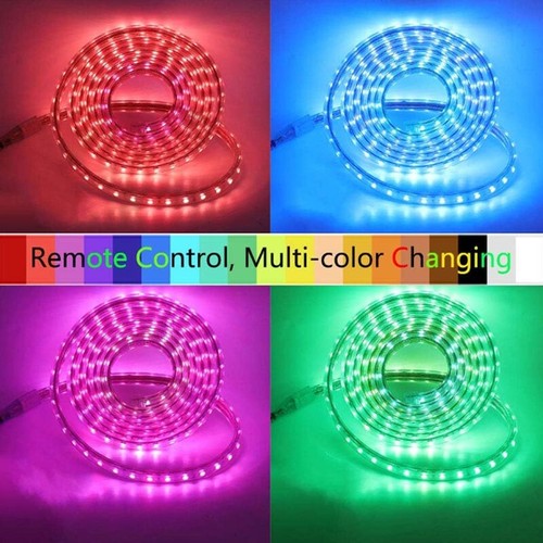 LED Strip Light 5V Flexible Tape Lights USB Plug 5050 RGB 44key Remote Lights TV - Picture 7 of 12