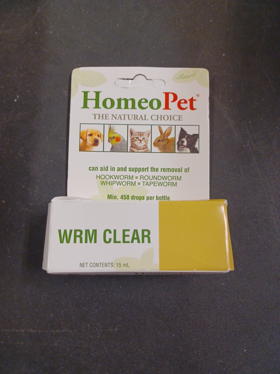 HomeoPet WRM Clear Natural Worm Treatment for Dogs Cats and More 15