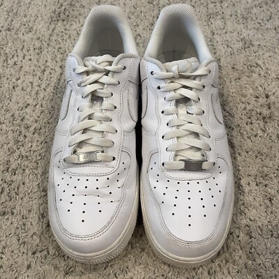 Nike Air Force 1 Low Triple White Sneaker 315122-111 Men's Shoes