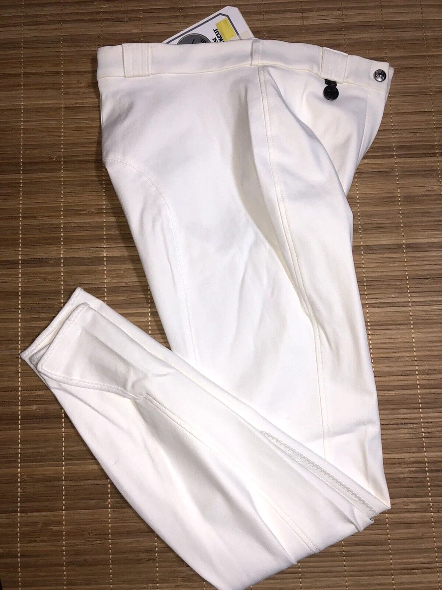 PIKEUR PRINCESSE Turnierreithose Damen Kniebesatz weiss 80 40 44 SCHOELLER 119€