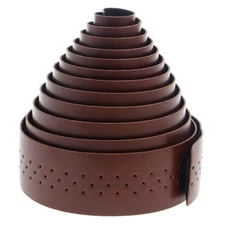 Bike Handlebar Tape Leather Handlebar Anti-slip Road Bike Grip Set 1 Pair