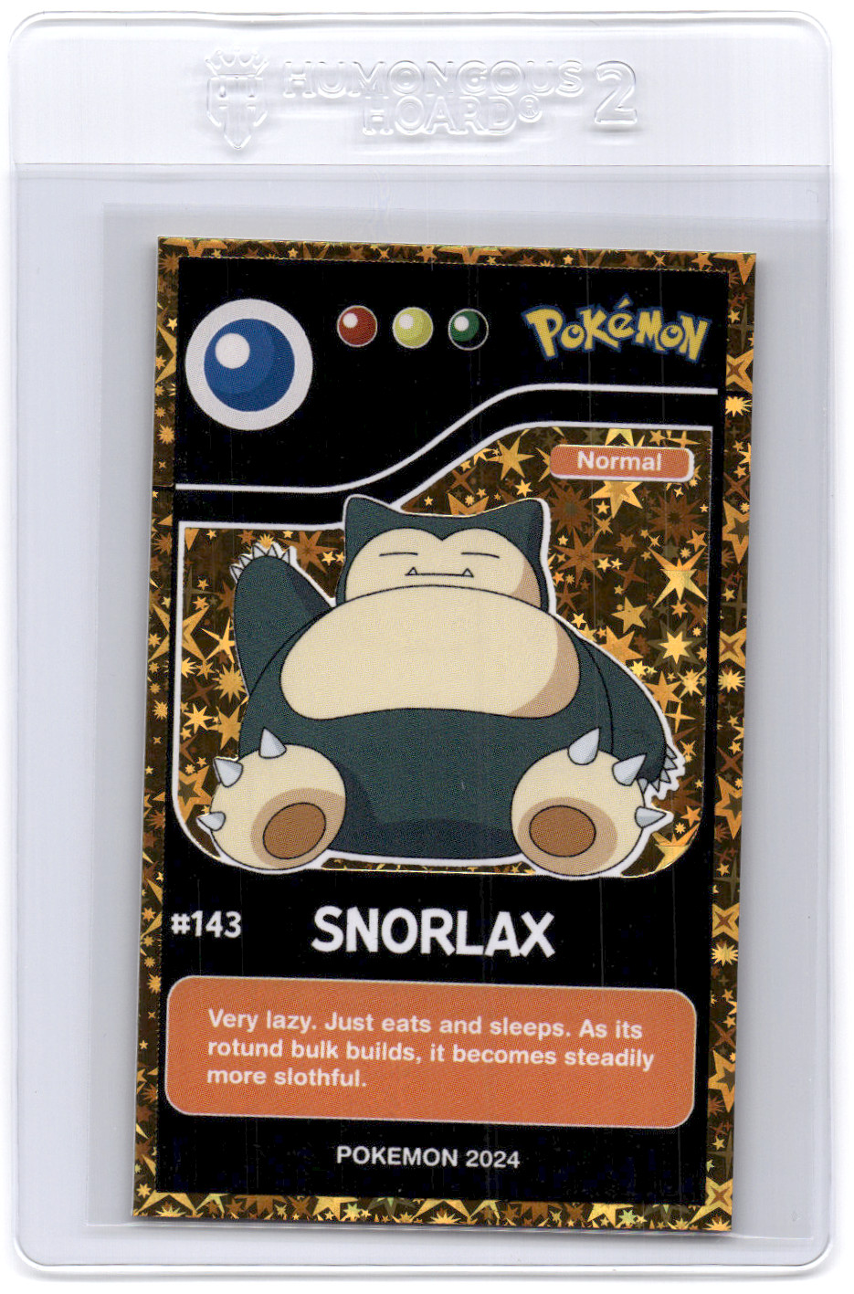 Pokemon Card Holo Snorlax