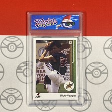 Graded 10 1989 UPPER DECK  Custom Ricky Vaughn Wild Thing Major League Rookie