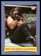 2017 Topps Heritage WWE Bizaare Summerslam Matches #3 Mankind wrestling card