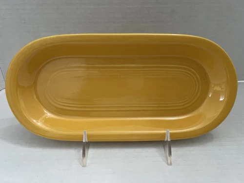 Vintage Fiesta Fiestaware Utility Tray Yellow