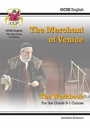 New Grade 9-1 GCSE English Shakespeare - The Merchant of Venice Workbook (inclu