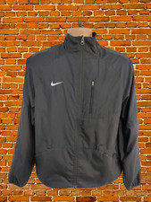NIKE MEDIUM BLACK ACTIVE COAT JACKET ZIP UP LIGHTWEIGHT SPORT TRAINING RUN MENS