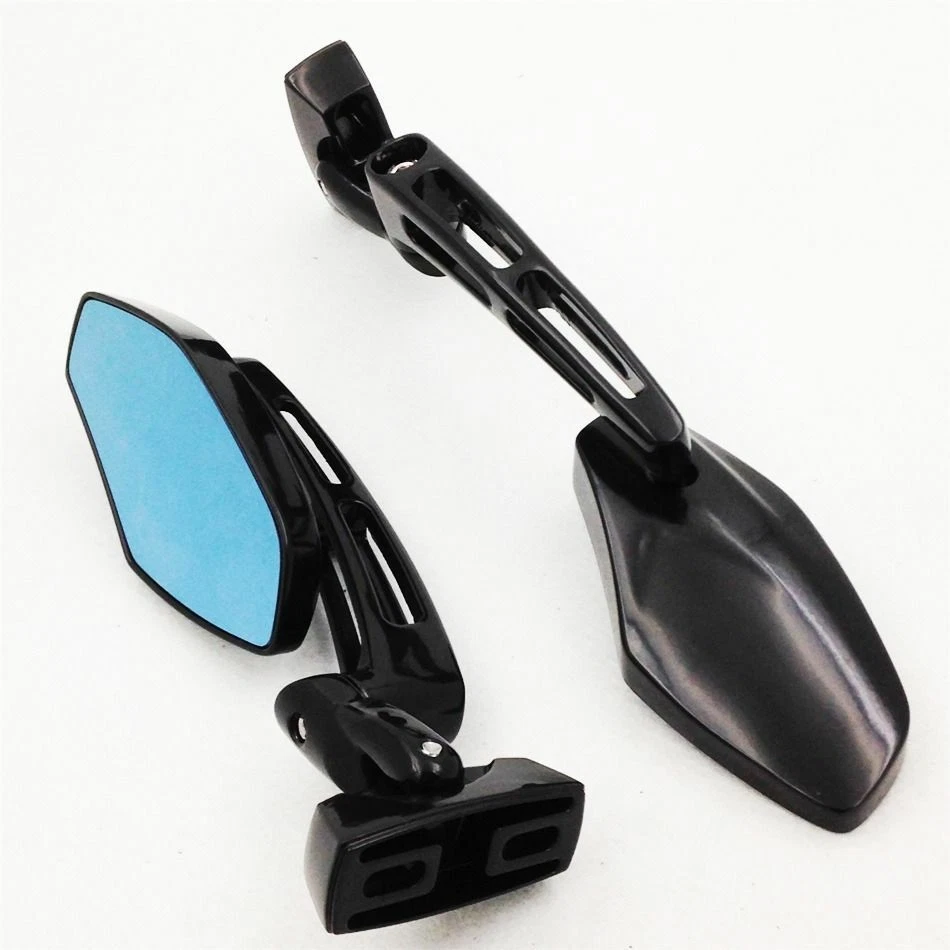 Espejos retrovisores laterales para motocicleta Kawasaki Ninja ZX6R ZX7R ZX9R ZX10R ZX1000R Foto 3 de 4