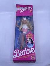 VINTAGE 1989 ICE CAPADES BARBIE DOLL MATTEL  7365 FIGURE SKATER Opened 2/1