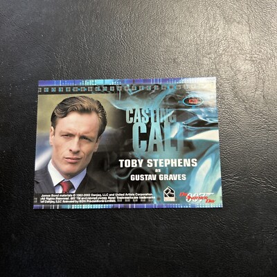Jb1 James Bond Die Another Day Casting Call C3 toby Stephens Gustav Graves