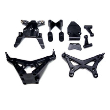 Losi Mini B Shock Towers Standoffs Front  Rear Wing Mount Skid Plate / Bumper