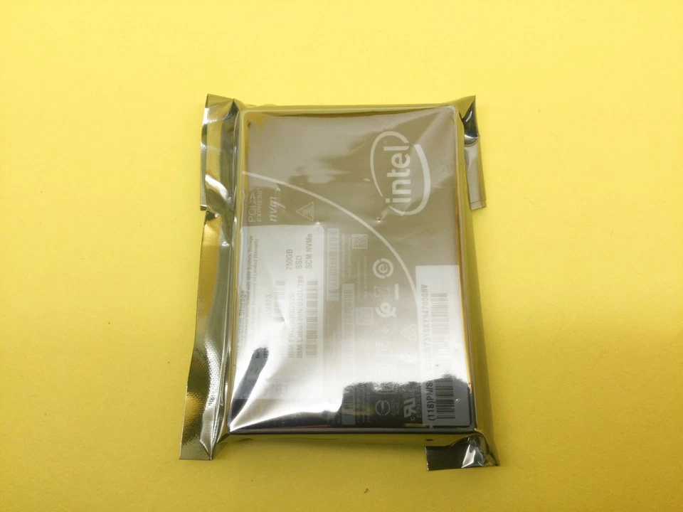 IBM Intel Optane D4800X Series 750GB PCIe 2x2 NVMe 2.5in U.2 SSD SSDPD21K750GAI Foto 3 de 3