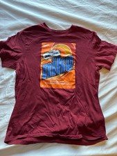 Nike The Nike Tee Red Graphic Print Logo Men's Short Sleeve T-Shirt L