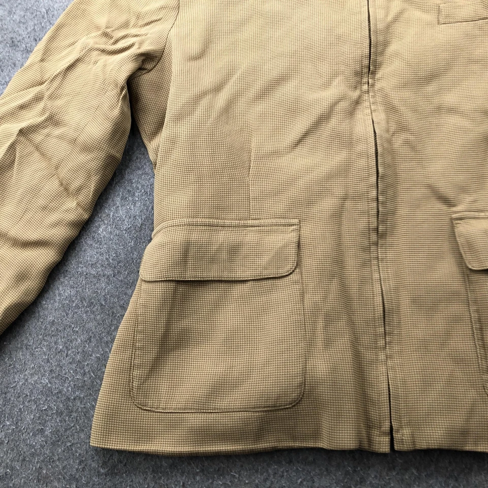 Chaqueta Lauren Ralph Lauren Mujer 14 Tostada Cremallera Forrada Frontal Solapa Bolsillos Clásica Foto 3 de 4