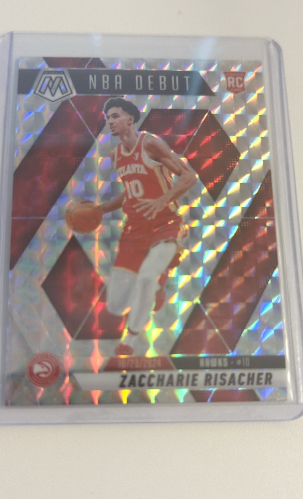 2024-25 Panini Mosaic - NBA Debut Zaccharie Risacher #269 Mosaic Prizm (RC)
