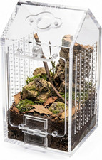Clear Acrylic Jumping Spider Enclosure, Tarantula & Praying Mantis Habitat with