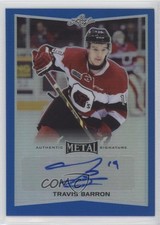 2015-16 Leaf Metal Blue Prismatic 2/25 Travis Barron #BA-TB1 Auto y0t